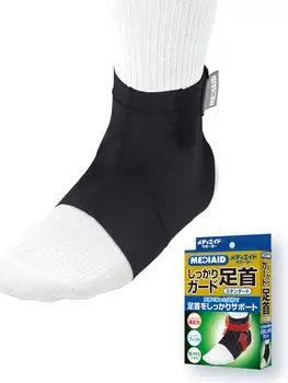 Mediaid Ankle Firmly Ankle Light для левой и правой лодыжки Медицинские ежедневные упражнения [Официальный магазин] Поддержка, Охраняемая, Стандарт, M, Черный, Поддержка, Использование, чёрный