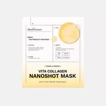 [MediAnswer] Маска Vita Collagen Nanoshot 37 г*5 шт.