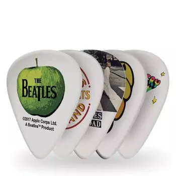 Медиаторы Beatles Гитарные Медиаторы Альбомы Тонкие 10 штук D Addario 1CWH2-10B3 []