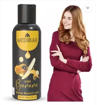medibar Lube - Массажный гель на водной основе со вкусом банана для мужчин и женщин. (100 мл)