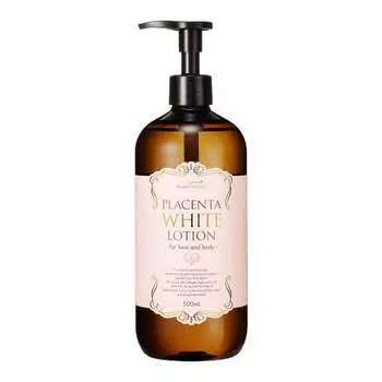 Medicated Placenta White Lotion Whole Body Serum (500ml) Lotion Additive-Free Moisturizing Acne 9 Beauty Moisturizing Ingredients [Quasi-drug]