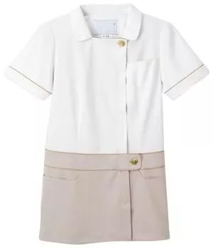 Медицинская форма Nagaileben Туника женская Off-White LH-6252(S)