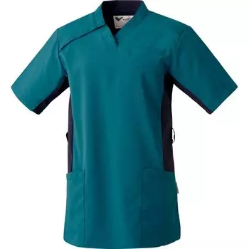 Медицинская одежда Nursing 3D Quick VEM3006 5 л [Midori Anzen] Скраб, Медицинский, Уход, Унисекс, Антистатический, Режущий, Растягивающийся, Сушильный, Верх, Зеленый,