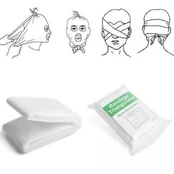 Медицинская повязка на ожоги Треугольная повязка Повязка для экстренной помощи при ранах Аптечка первой помощи