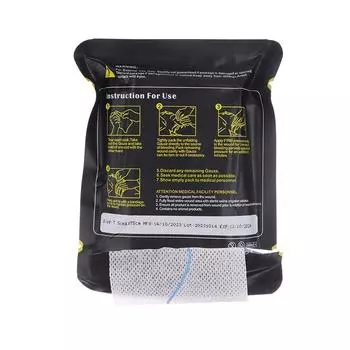 Медицинская повязка на рану, гемостатическая каолиновая марля, боевая экстренная травма, Z-образная, растворимая для аптечки первой помощи Ifak Tactical Military