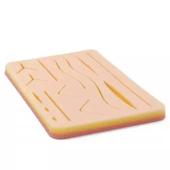 Медицинская силиконовая 3-слойная шовная подушечка для практики наложения швов на модели человеческой кожи для обучения