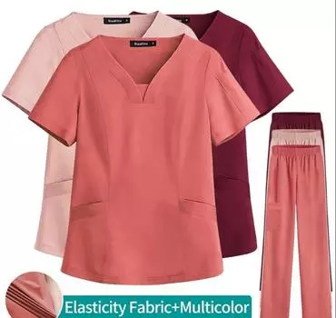 Медицинская спецодежда, больничная хирургическая форма, лабораторные костюмы, салон красоты, униформа медсестры, стоматологическая клиника, аптека, ветеринарная униформа для домашних животных S