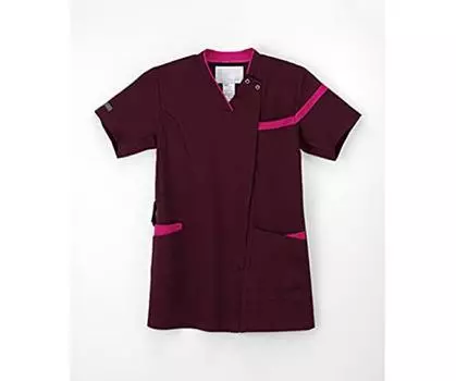 Медицинская униформа унисекс халат бордо розовый Nagaileben RF-5162(SS) +