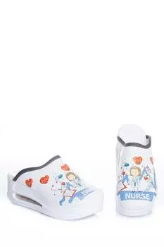 Медицинские тапочки унисекс, кожаные сабо-мулы, тапочки, ортопедическая противопотовая подошва, удобные нескользящие сабо