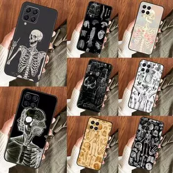 Медицинский чехол с изображением скелета для Samsung Galaxy M13 M33 M53 M11 M21 M31 M51 M12 M22 M32 M52 M20 M31s M14 M54 Samsung M13 4G