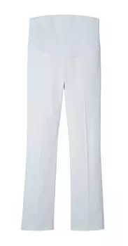 Медицинский халат для беременных [Montblanc] Брюки, Брюки, Белый, Женский белый