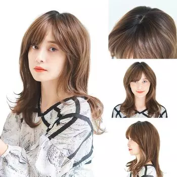 Медицинский парик full Angel Cynthia Mocha Brown [Linea Storia], парик, короткий, натуральный, ручной посадки, легкий, (Молочный пудинг)