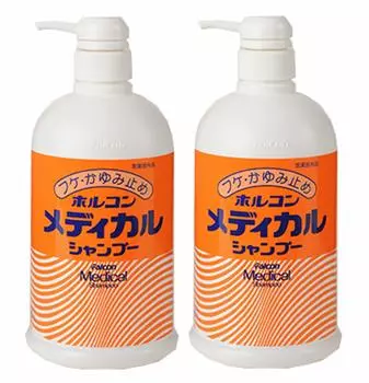 Медицинский шампунь Showa Kagaku Holcon 800 мл от перхоти [Набор 2] Квазипрепарат против зуда