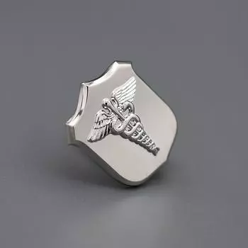 Медицинский воротник Корпуса морской пехоты США, квалификационный значок, значок навыка, металлический значок, аксессуары для военных фанатов