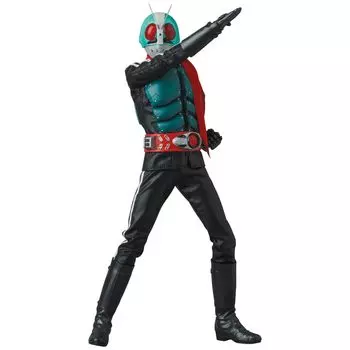 MEDICOM TOY RAH Real Action Heroes Kamen Rider Kamen Высота 300 мм Окрашенная фигурка № 792 Нет. 2 + 1 (Шин Райдер) приблизительно. Немасштабируемый