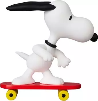 Medicom Toy UDF Ультра Детализированная Фигурка PEANUTS СЕРИЯ 17 СКЕЙТБОРД СНУПИ Скейтборд Снупи Общая высота 75 мм Раскрашенная Готовая Фигурка №824 прибл.