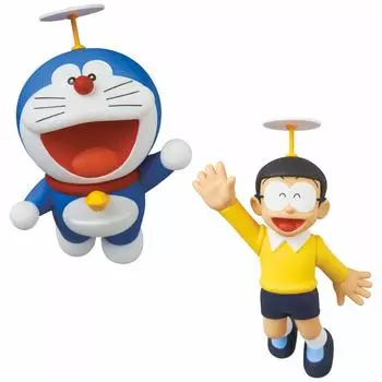Medicom Toy UDF Ultra Detail Figure Fujiko Fujio Works Series 15 Doraemon Nobita Takecopter Высота Приблизительная Покрашенная Полная Фигурка No.575 F. &
