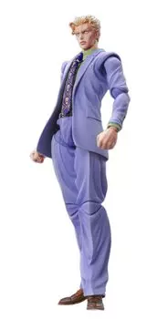 Medicos Entertainment Super Figure Movable Bizarre Adventure Part Kira Approximately 160mm PVC ABS Nylon Painted Movable Figure ME22421 JoJo s 4
