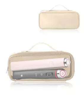 Medicube AGE-R Booster Pro MiniAGE-R Booster Pro Черный чехол, крышка, чехол для хранения косметического устройства [YANMONGI] Ударопрочный, портативный, легкий доступ, полный