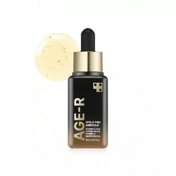 Medicube Age-R Vita C Pro Ampoule 20ml Vitamin C Serum For Pigmentation, Uneven Skin Tone, And Hydration