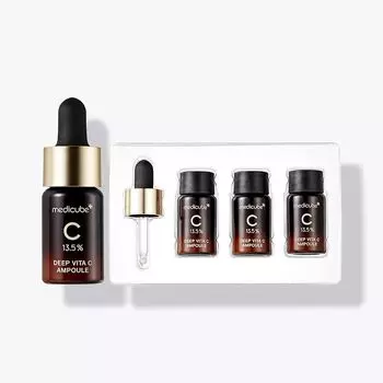 MEDICUBE Deep Vita C Ampoule 2.0 10 г x 3 шт., Антивозрастной, корейская косметика, Kbeauty, пробник