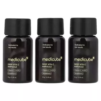 Medicube Deep Vita C Ampoules, 3 Count, 10g (0.35oz) Each