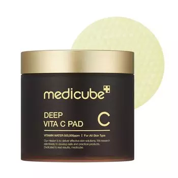 Medicube Deep Vita C Pad I Wiping Care для ухода за темными пятнами и проблемными участками с пигментацией (70 листов)