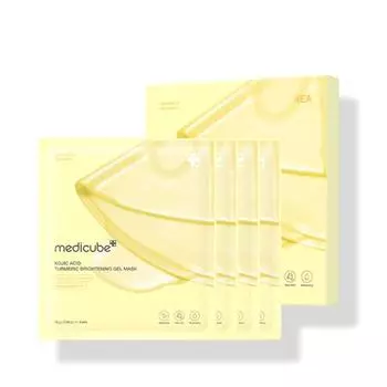 MEDICUBE Kojic Acid Turmeric Brightening Gel Mask 28g*4ea P000DZOA - Face Mask