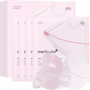 Medicube PDRN Pink Collagen Gale Mask 4 шт. Ночная маска с желеобразной текстурой, 4 шт. Упругость, эластичность, лосось, длительное увлажнение, упругость кожи