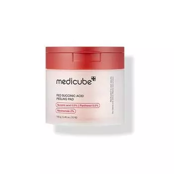 [medicube] Подушечки для пилинга с красной янтарной кислотой 155 г, 70 шт.