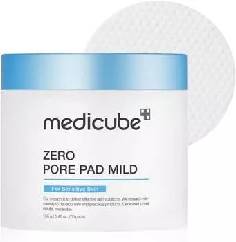 [Medicube] Подушечки Zero Pore Pads Mild 2.0 (70 пэдов)