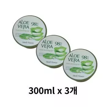 Mediflower Aloe Vera Fresh Soothing Gel, 900ml, 3 units