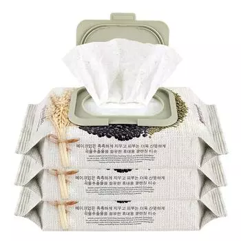 Салфетки для глубокого очищения Mediflower Granola, 100 листов, 3 шт.
