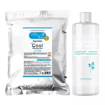 Mediflower modeling pack 1kg + multi booster 500ml, 1 piece, cool 1kg, hyaluronic acid