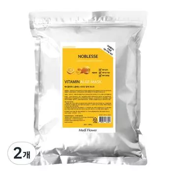 Mediflower Noblis Modeling Vitamin Mask Pack 1000g, 1 pack, 2 pieces