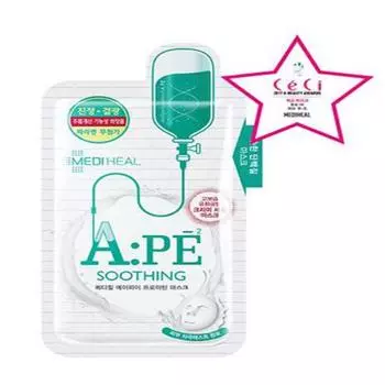 Mediheal A: успокаивающая маска с протеином PE, 10 листов