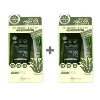 Mediheal Aloe Vera Aqua Gel 120 мл 1+1, 2 шт.