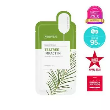 Mediheal Балансирующая маска Tea Tree Impact-in 1 шт.