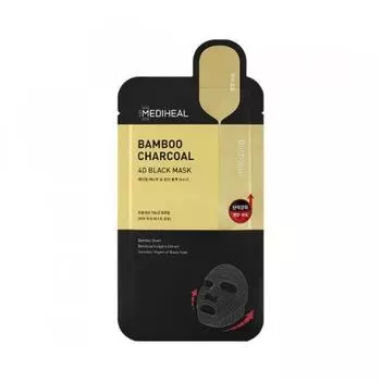 Mediheal Bamboo Charcoal 4D Черная маска 1 лист