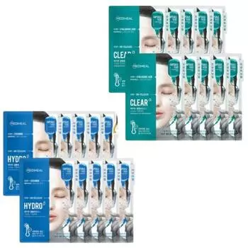 Mediheal Capsule 100 Bio Seconderm Тканевая маска (10 листов) Clear Alpha 10 sheets