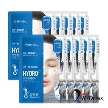 MEDIHEAL Capsule 100 Bio Secondum Moisture Hydro 1 КОРОБКА (10 листов) 1 BOX (10 Sheets)