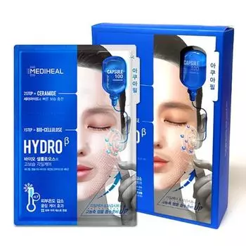 Mediheal Capsule 100 Biosecondum Hydrobeta Sheet Mask/Pack, 10 листов, 1 упаковка