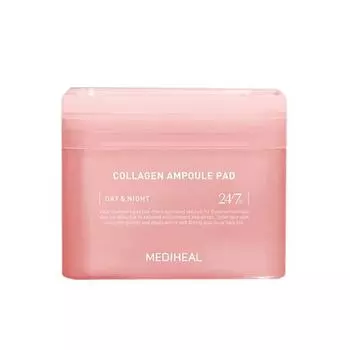 MEDIHEAL Collagen Ampoule Toner Pad 170мл/100шт