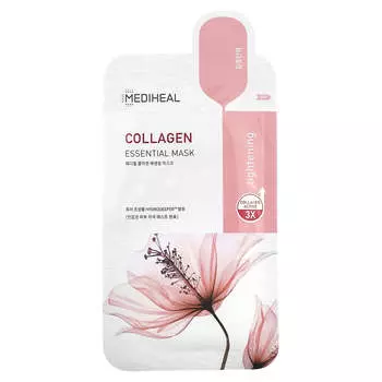 MEDIHEAL, collagen, essential beauty mask, 1 sheet, 24ml (0.81fl oz)