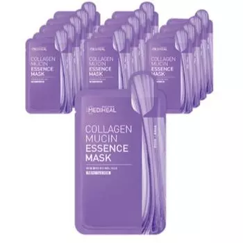 MEDIHEAL Collagen Mucin Essence Mask 20 мл x 15 шт.