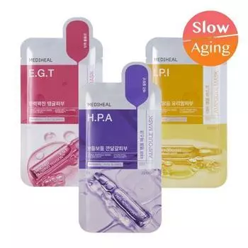 Mediheal Derma Ampoule Mask 1 sheet, choose 1 of 3 types 1 HPA