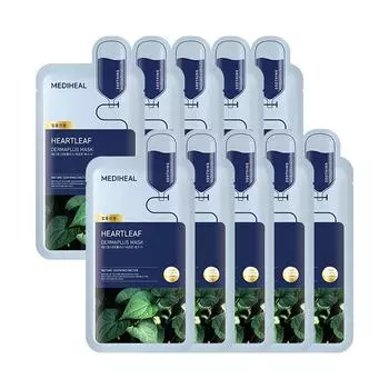 Mediheal Derma Plus Маска Houttuynia cordata, 10 шт., 1 упаковка