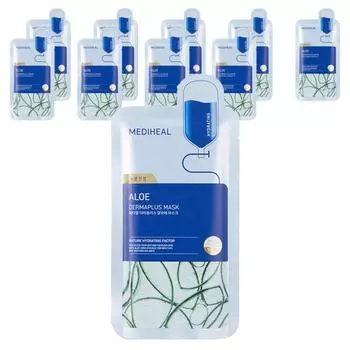 Mediheal Derma Plus Маска с алоэ, 10 шт., 1 упаковка