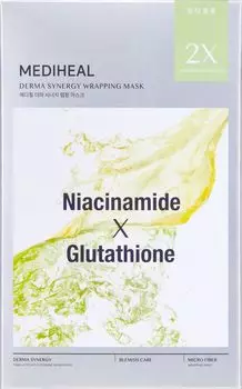 MEDIHEAL Derma Synergy Wrapping Mask Blemish 4 шт. белый