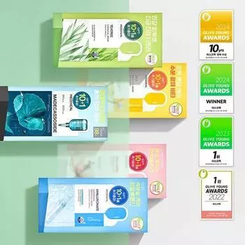 Mediheal Essential Mask 10/10+1/10+2 листа 7 специальных видов на выбор Ceramide 10 sheets